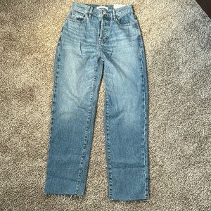PACSUN size 24 high rise straight jeans